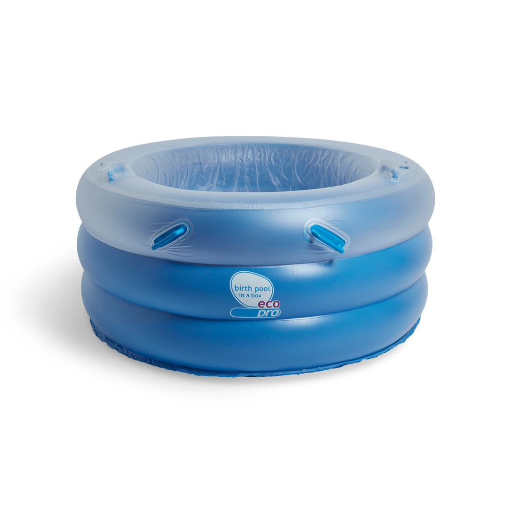 Light blue pool with side