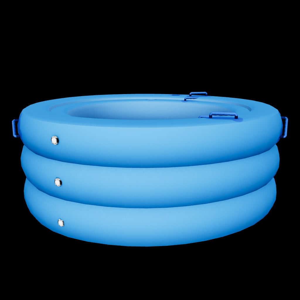 Blue birthpool mini-regular center