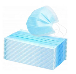 3 Layer Single Use Medical Face Masks - Pack of 50
